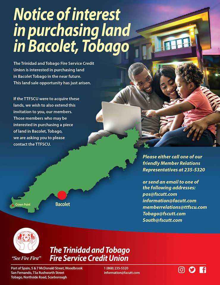 notice-of-interest-in-purchasing-land-in-bacolet-tobago-trinidad-and-tobago-fire-service